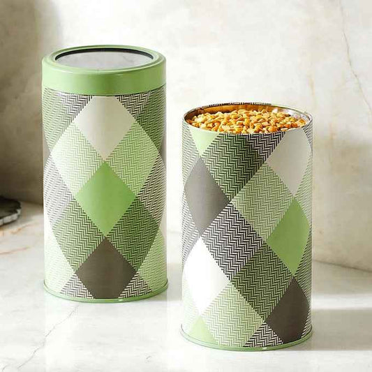 Brit Scottish Olive 1150ml Airtight Food Storage Container Set of 2 L Size - Jarsome