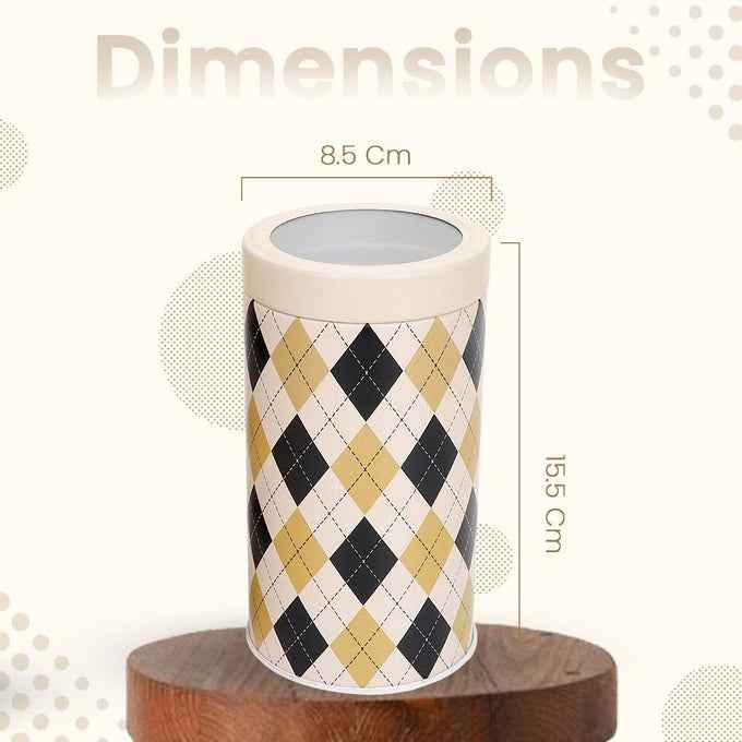 Brit Scottish Beige 850ml Airtight Food Storage Container Set of 4 M Size - Jarsome